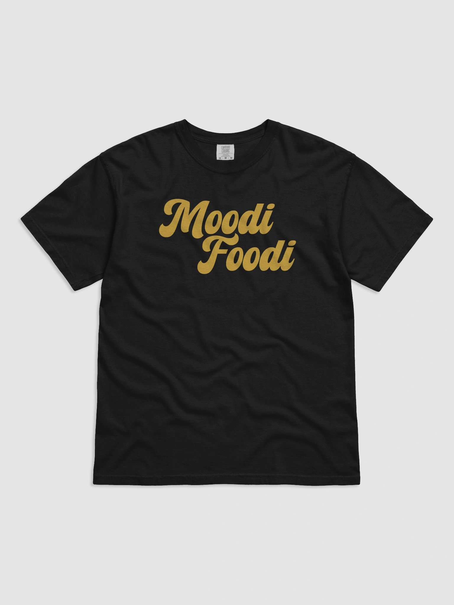 Moodi Foodi Originals, Tee – Mustard (Comfort Fit) product image (3)