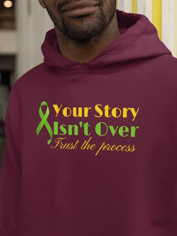 Trust the Process: Green Ribbon Design Hoodie product image (15)