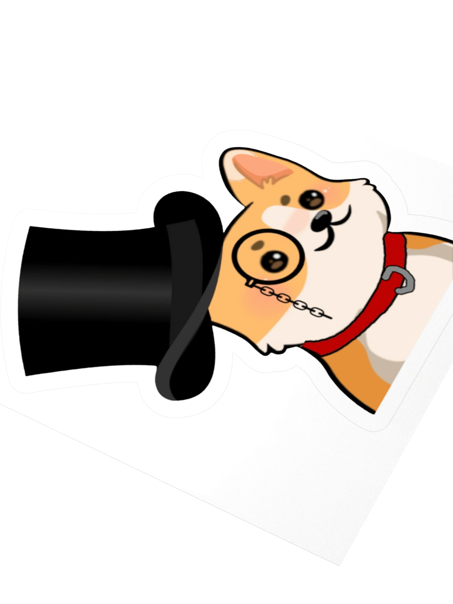 a distinguished gentlecorg sticker product image (3)