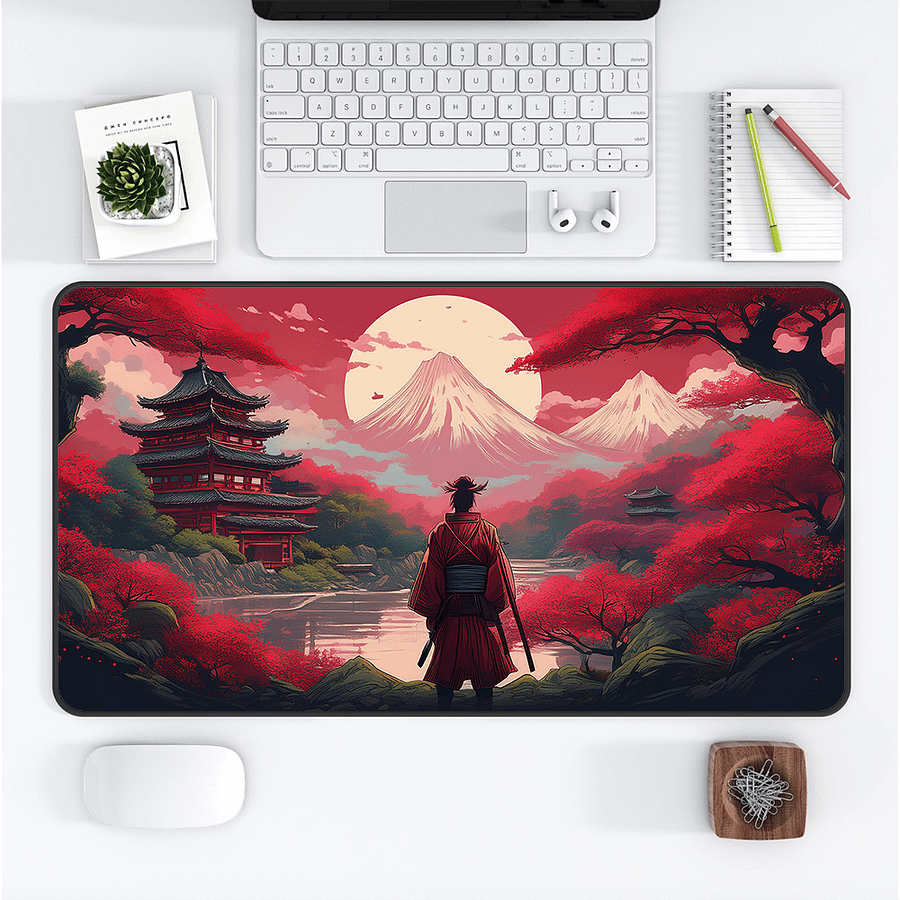 Crimson Warrior Medium Desk Mat (12 x 22) product image (1)