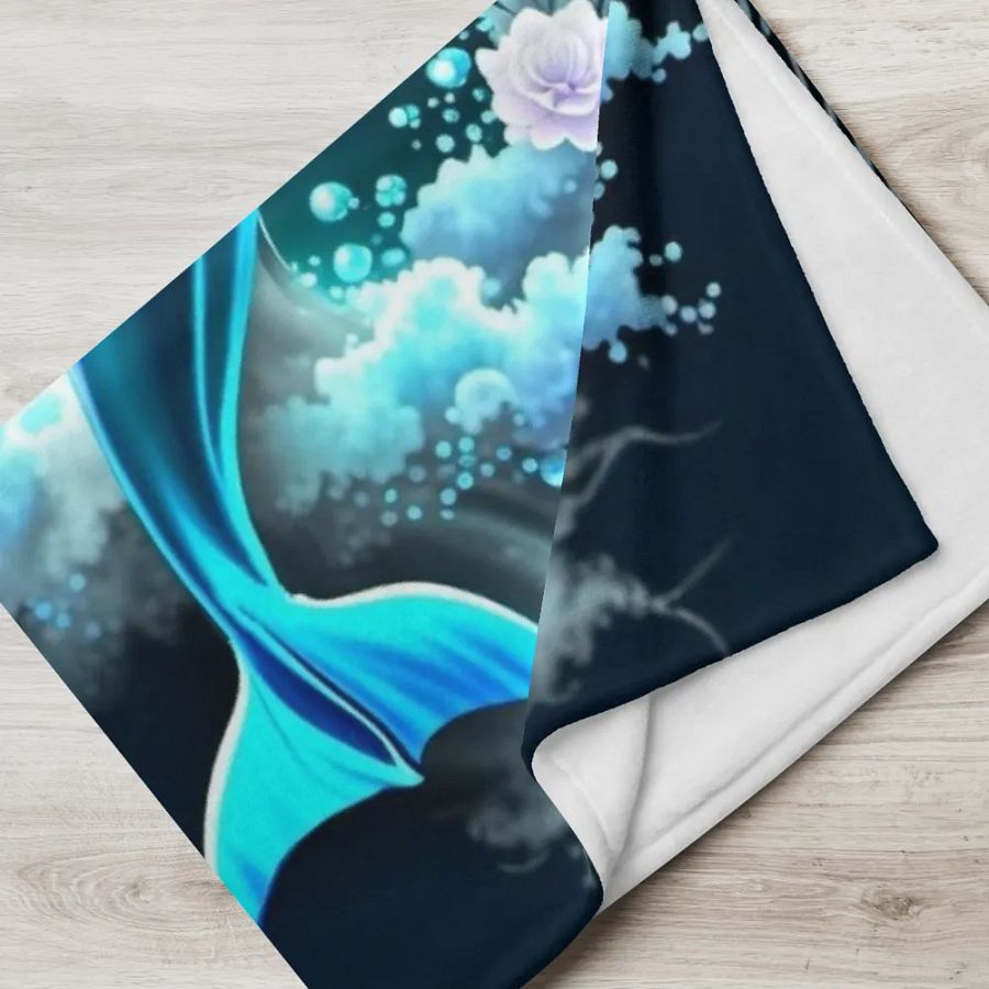 Whimsical Dolphin Dreams Throw Blanket product image (5)