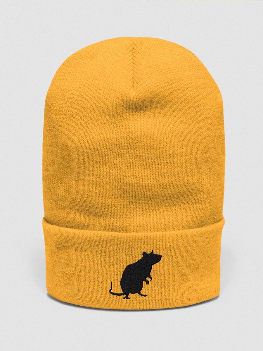 rat, yellow beanie product image (4)