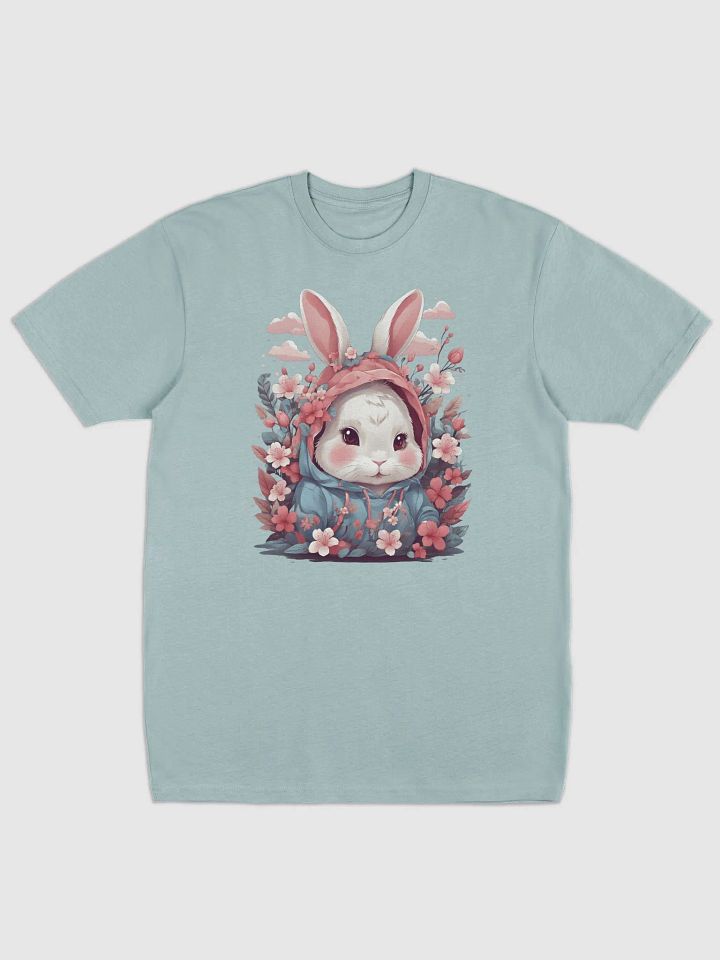 Kawaii Floral Bunny Hoodie Tee product image (2)