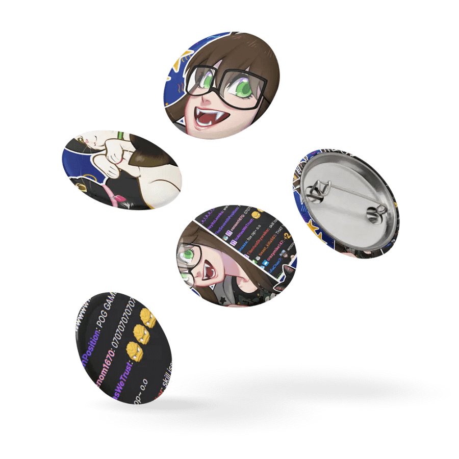 4Year Anniversary Button Pins product image (6)
