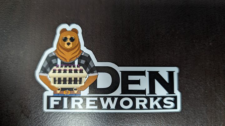 Den Fireworks Sticker product image (2)