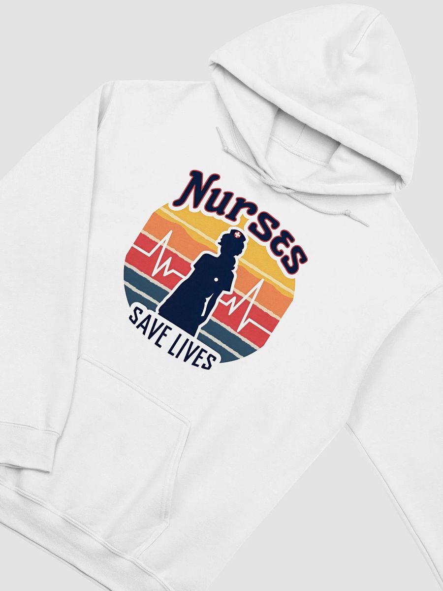 Retro Nurse Heartbeat Hoodie product image (20)