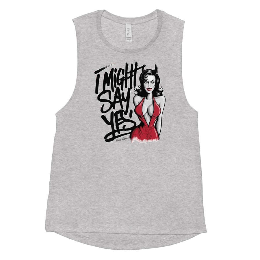 I might say yes devilish hotwife flowy tank top product image (43)