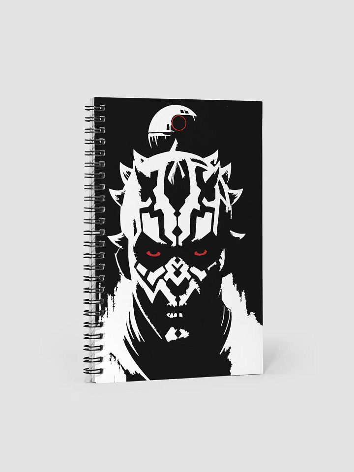 Edgy Darth Maul Spiral Notebook product image (1)