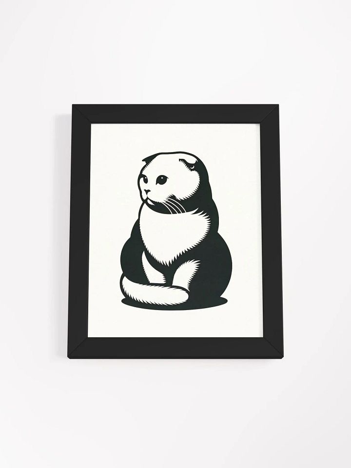 Framed High-Quality Matte Poster (in): Scottish Fold product image (8)