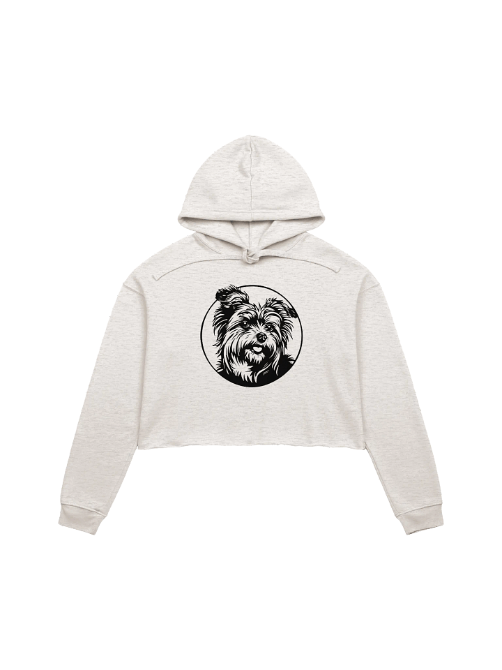 Adorable Yorkie Dog Crop Hoodie – Perfect for Dog Lovers product image (2)