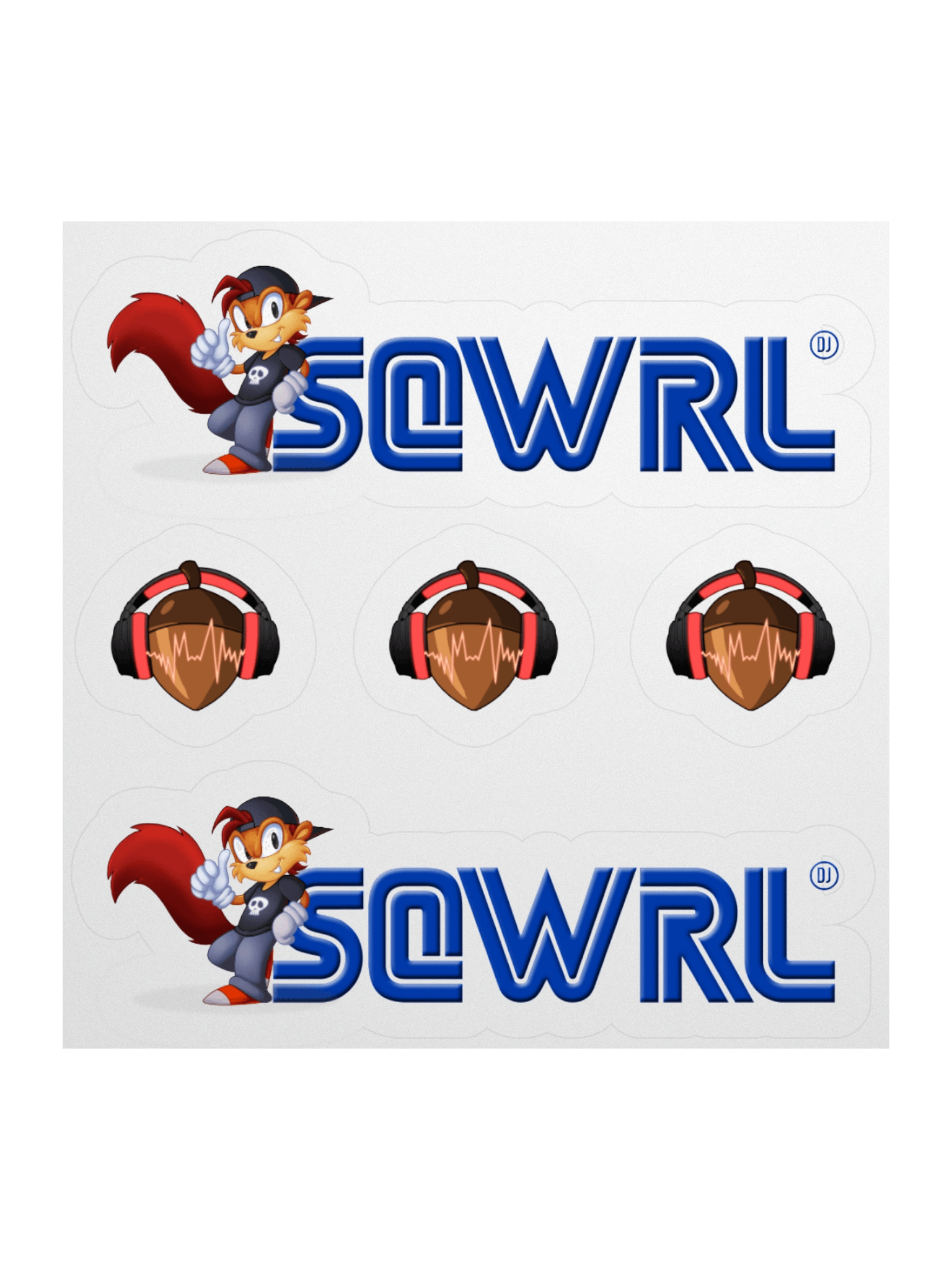 Retro SQWRL Sticker Sheet product image (3)