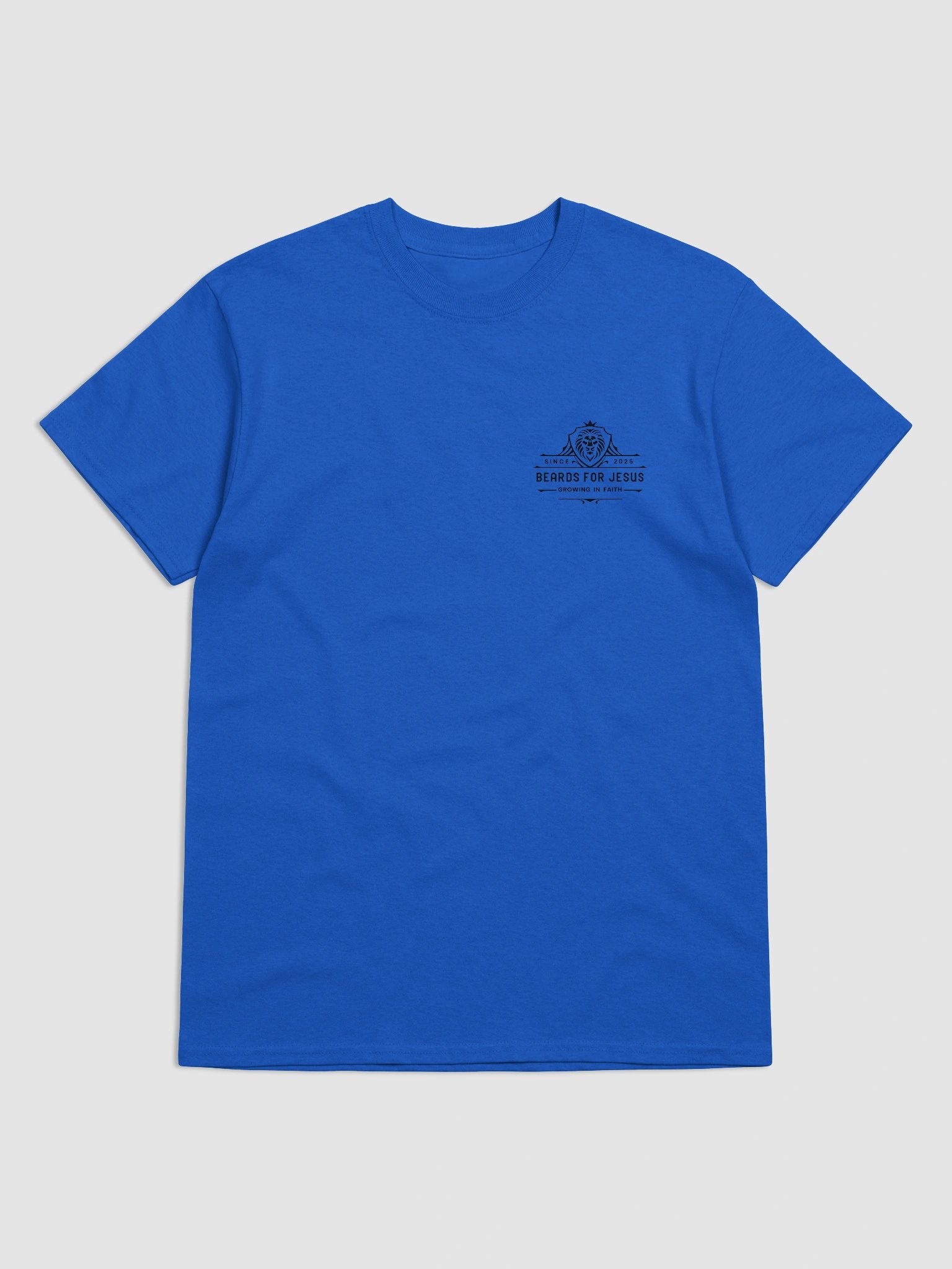 Beards For Jesus Logo with QR Code Tee - Black Logo product image (5)