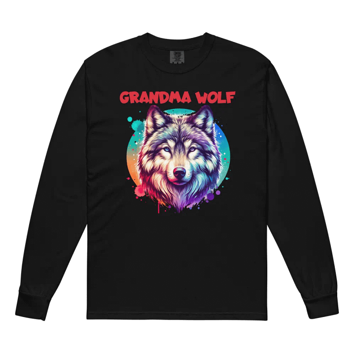 Grandma Wolf Long Sleeve Shirt product image (4)
