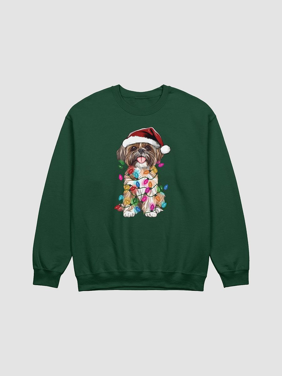 Funny Shih Tzu(Brown) Christmas Sweatshirt product image (8)