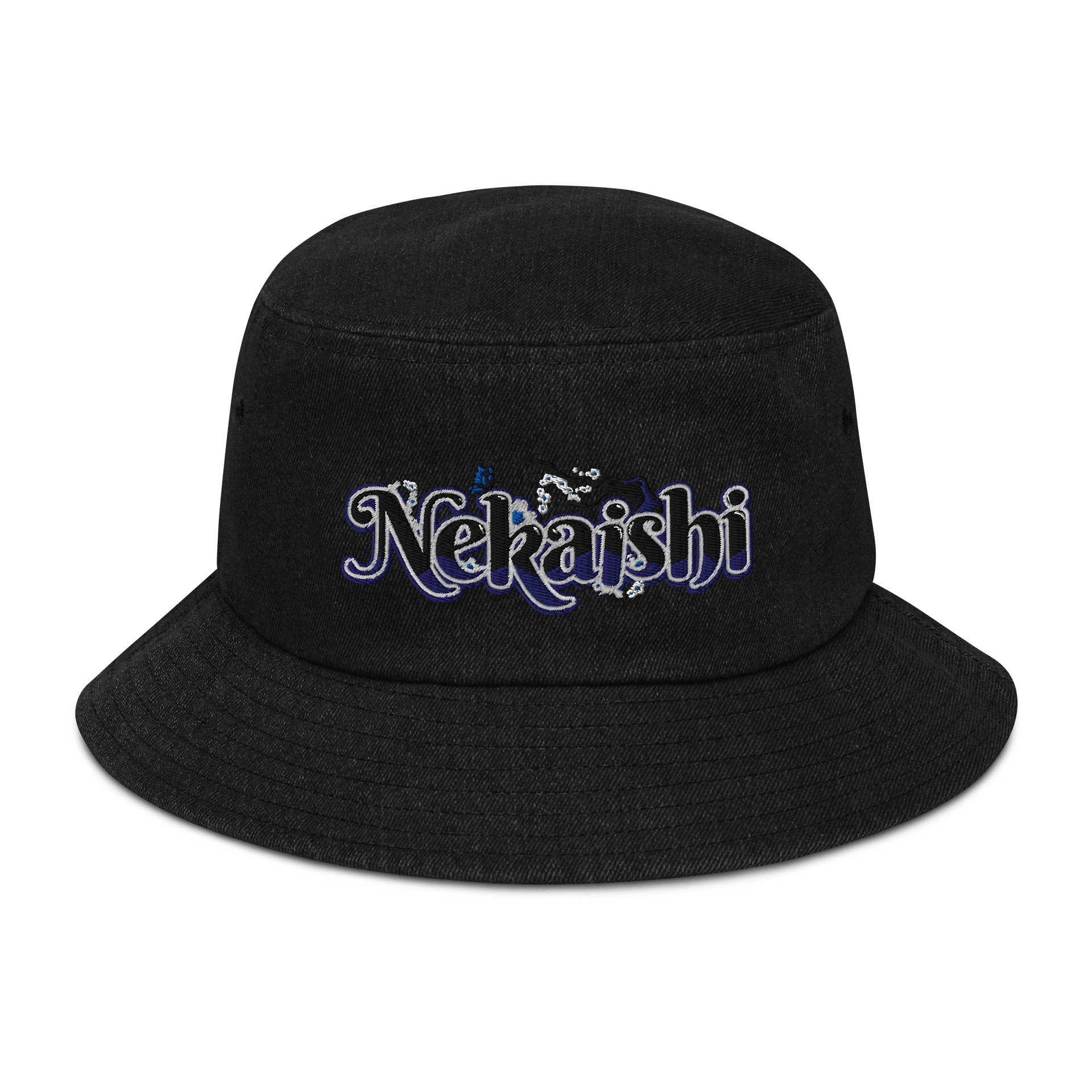 Denim Bucket Hat - Embroidered | Dark Logo product image (1)
