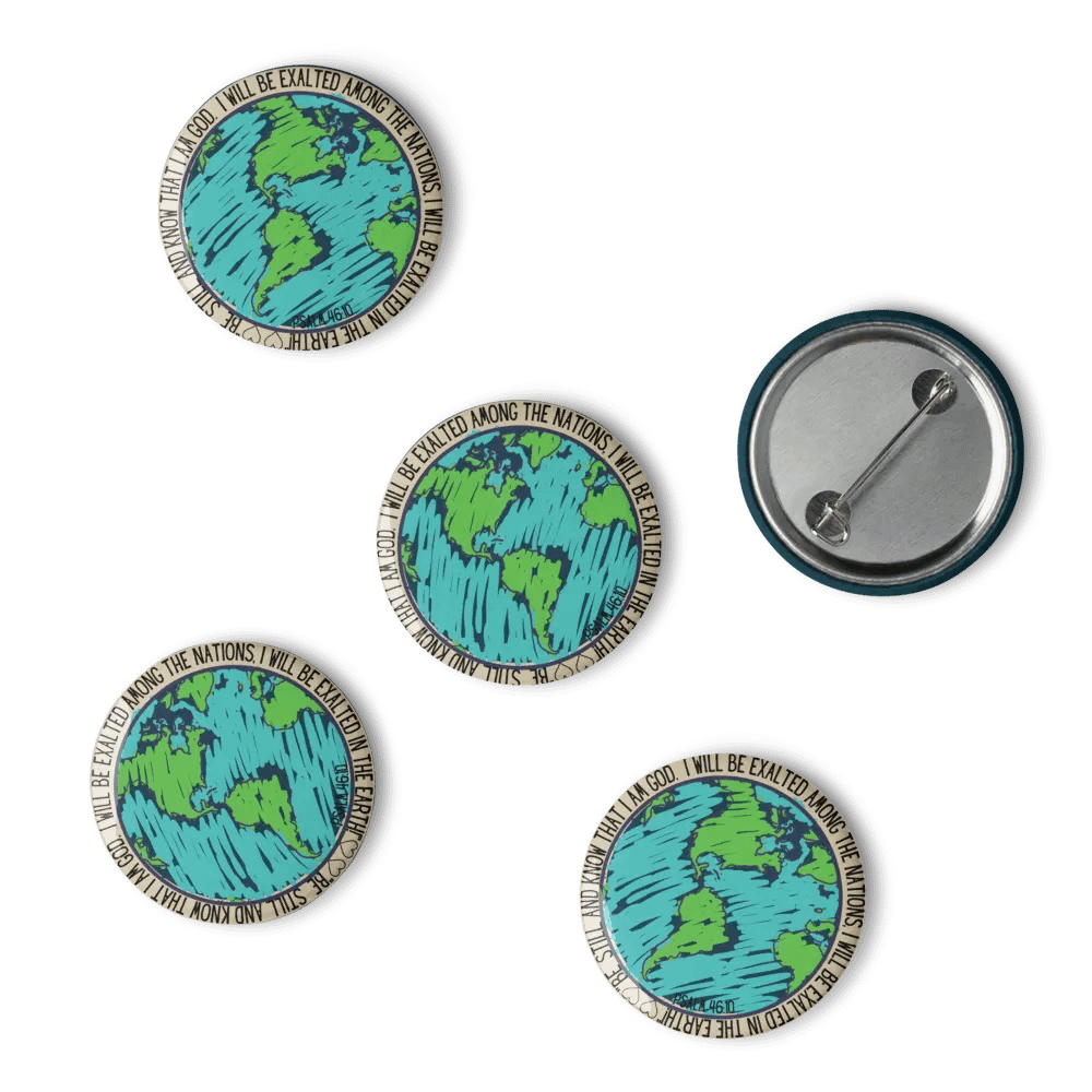 Psalm 46:10 Earth Pin Set product image (1)