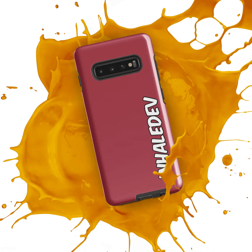 Red InhaleDev Samsung Tough Case product image (8)