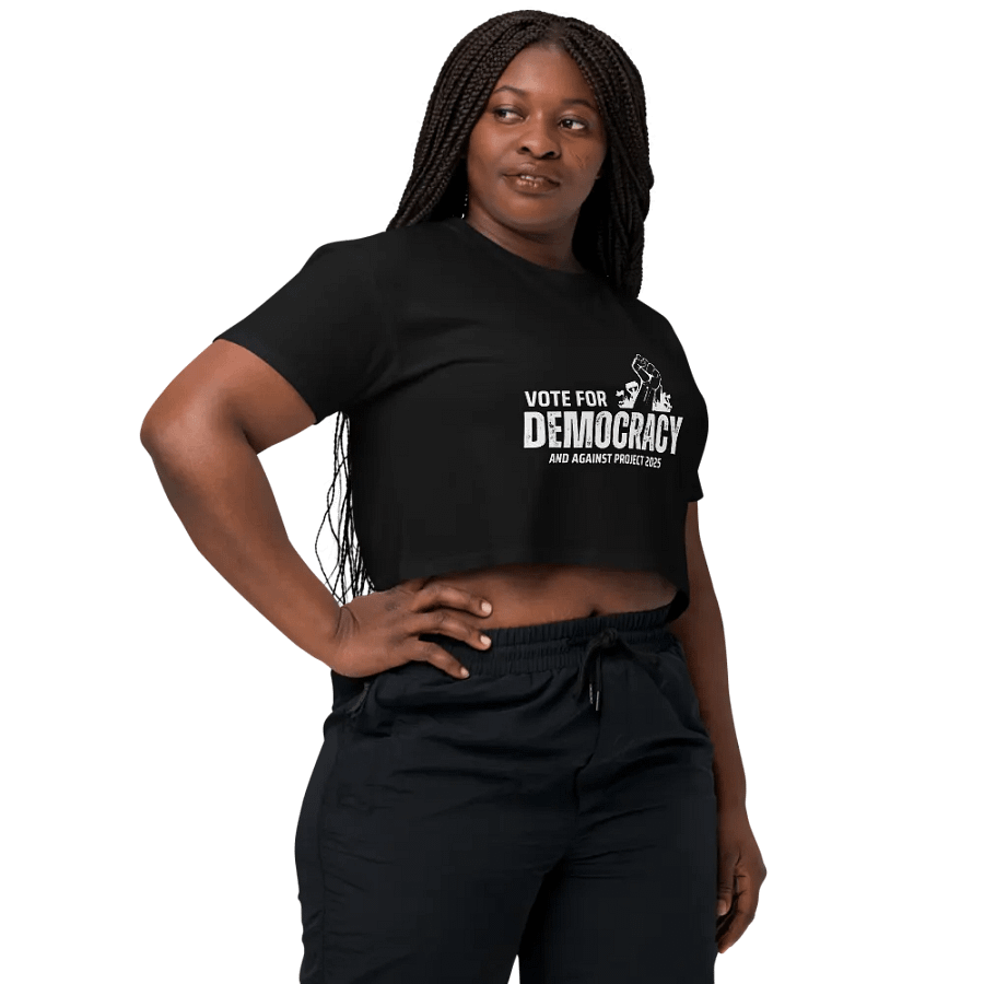 Pris-Vote For Democracy-CROP TOP TEE product image (8)