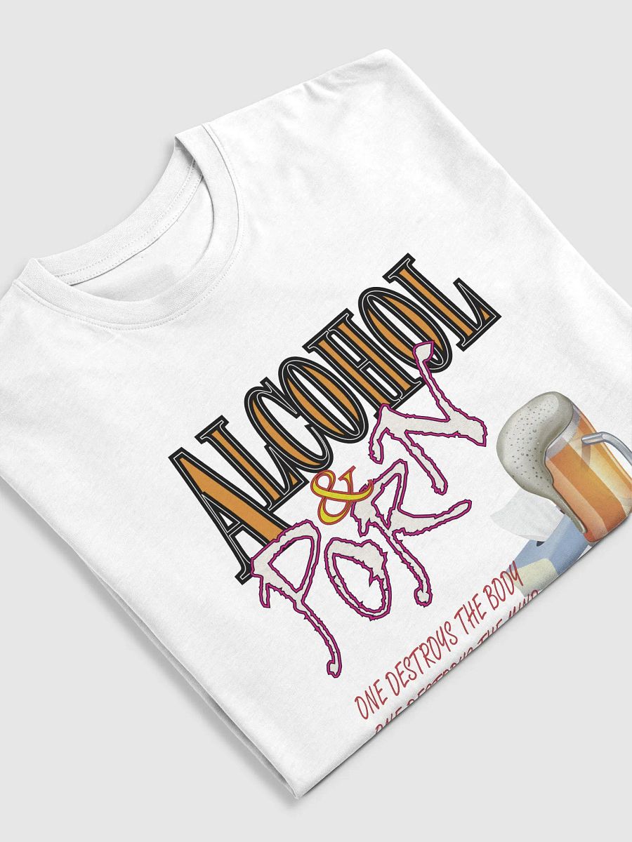 Alcohol & Porn - Cotton Heritage Men's Premium Heavyweight Tee product image (1)