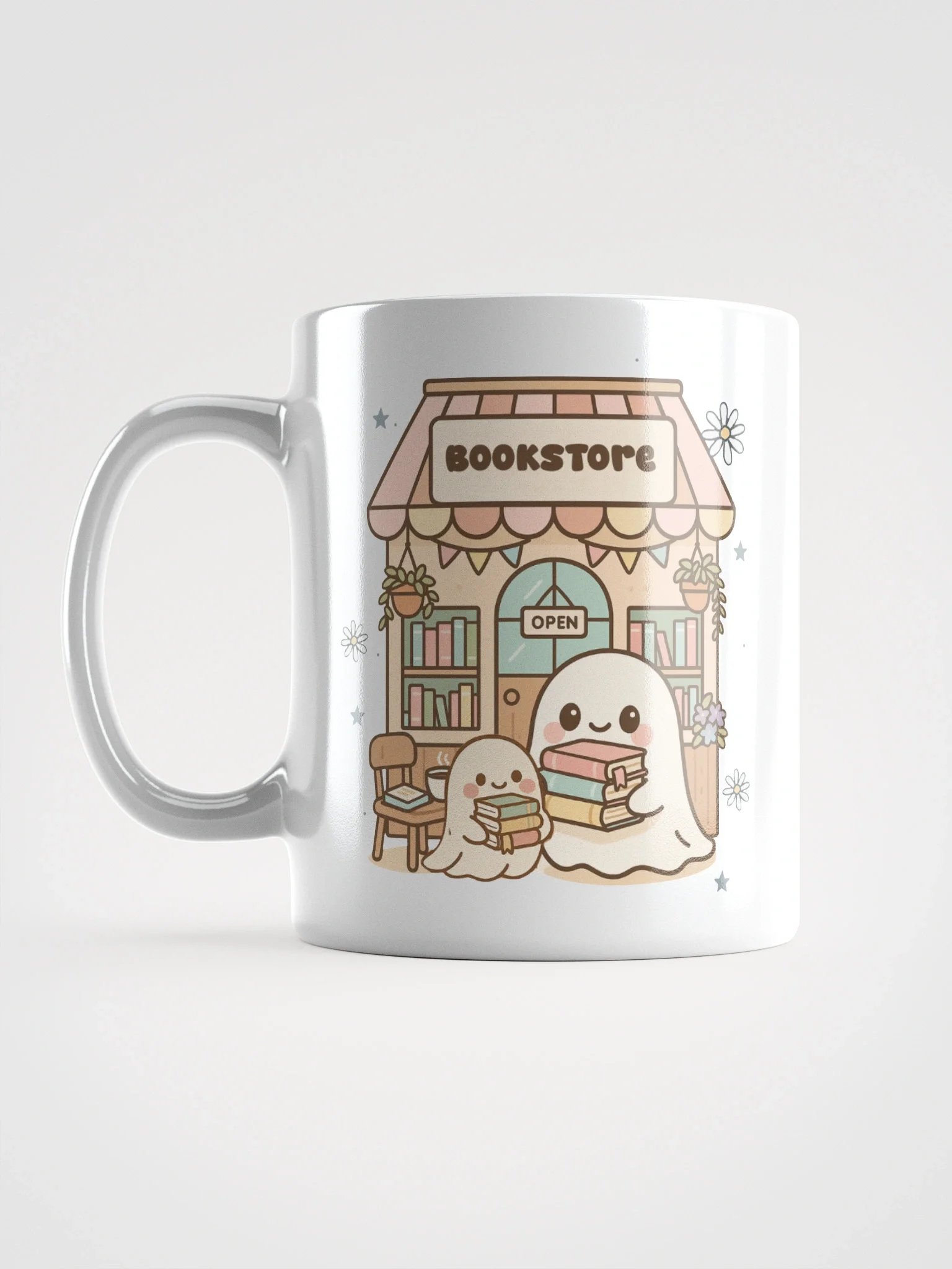 Halloween Ghosts At the Bookstore Mug product image (1)