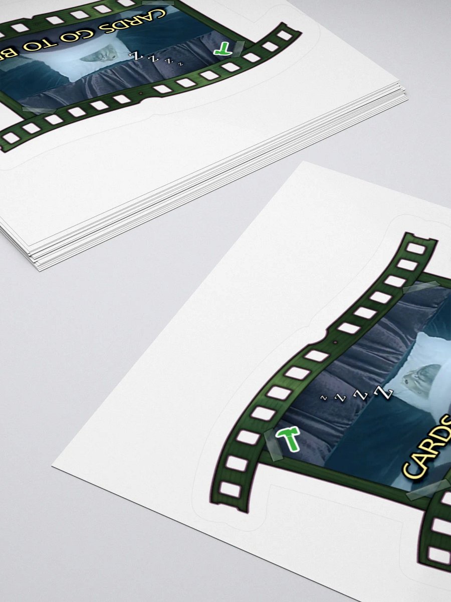 StreamReel | Cards go to bed Sticker product image (4)