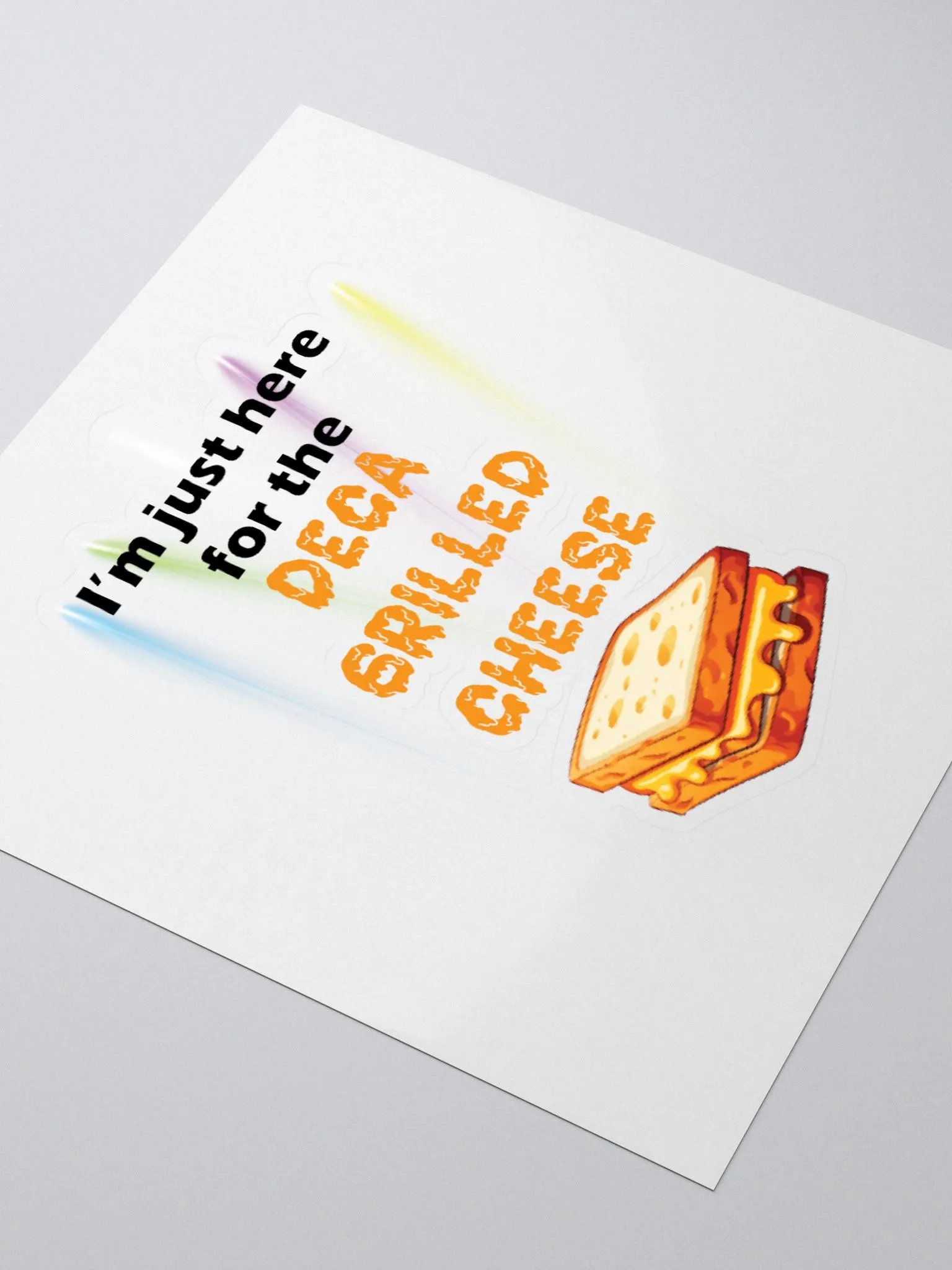DECA Grilled Cheese Sticker product image (3)