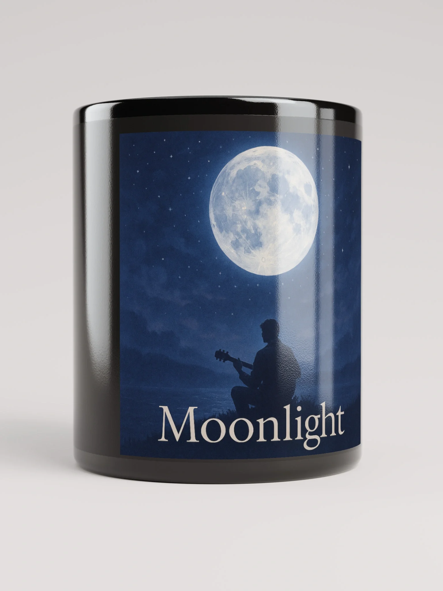 Black Moonlight Album Cover Mug - Show Your Support - Drinkware product image (5)