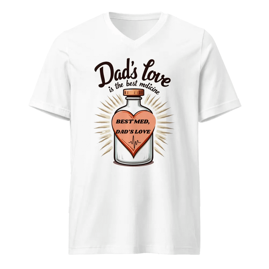 Dad's Love Medicine V-Neck Tee product image (1)