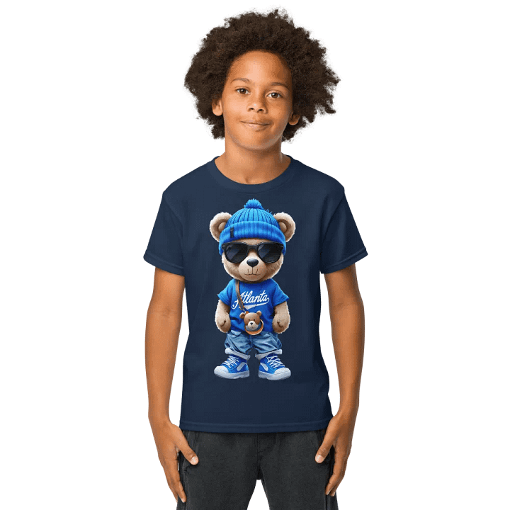 Cool Atlanta Teddy Bear Youth Tee product image (2)