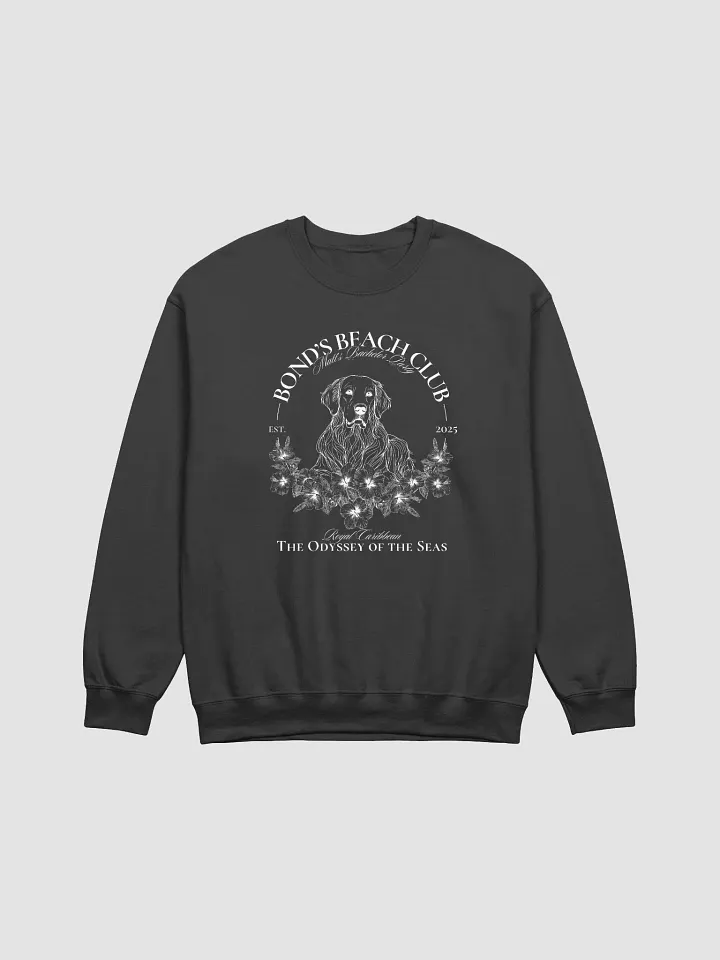 Bond's Beach Club Bachelor Crewneck (Night Mode) product image (3)