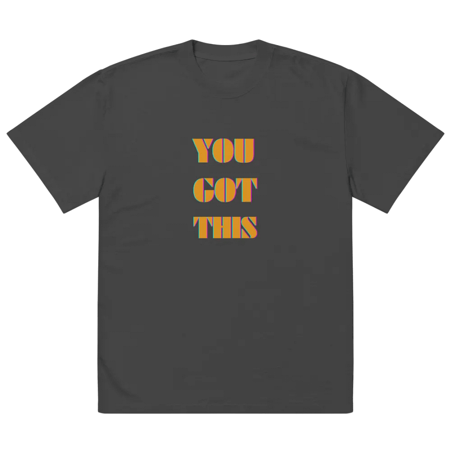 Vibrant Motivational Oversized Tee product image (2)