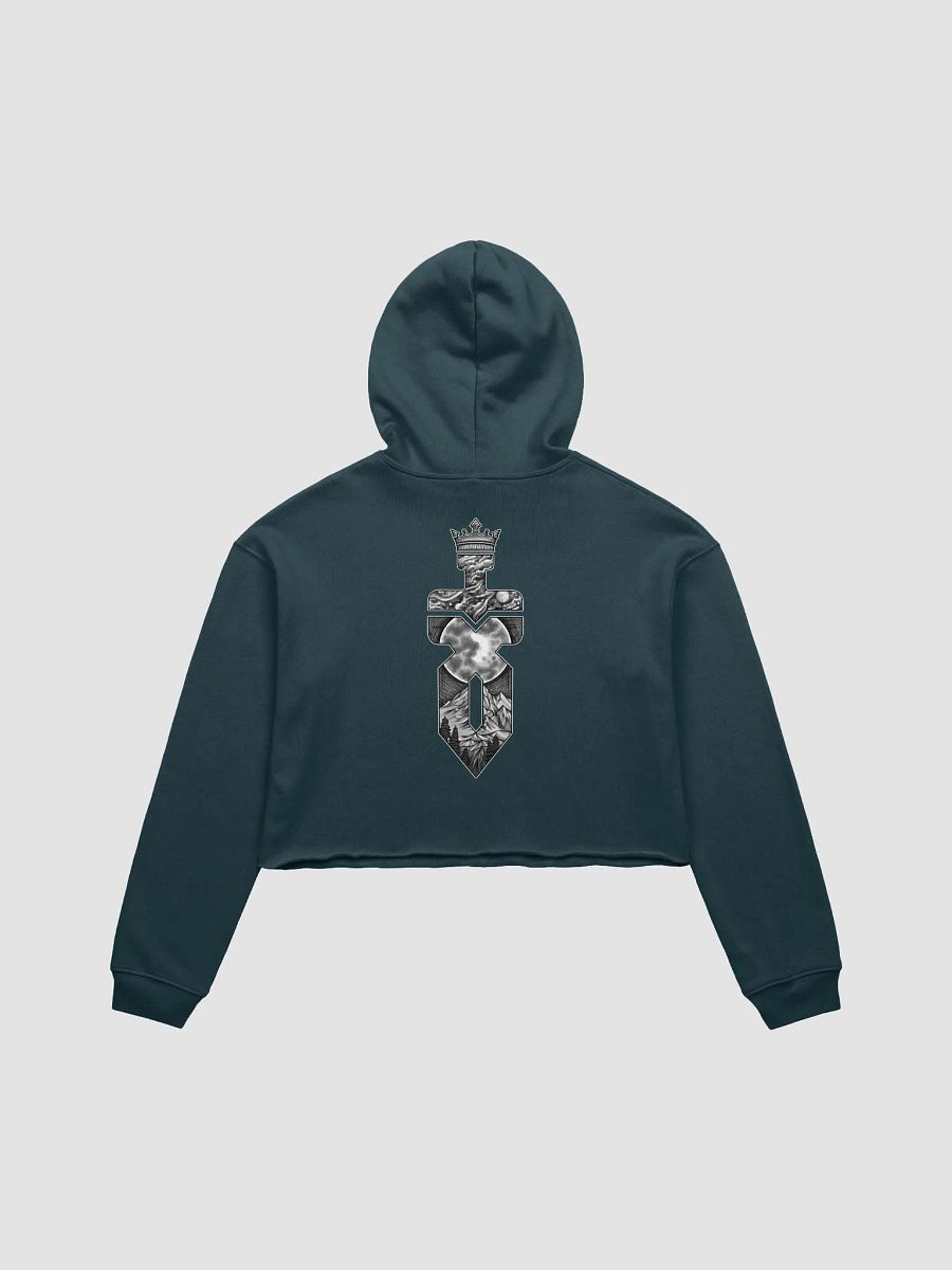 Crop Top Hoodie (White Logo) product image (2)