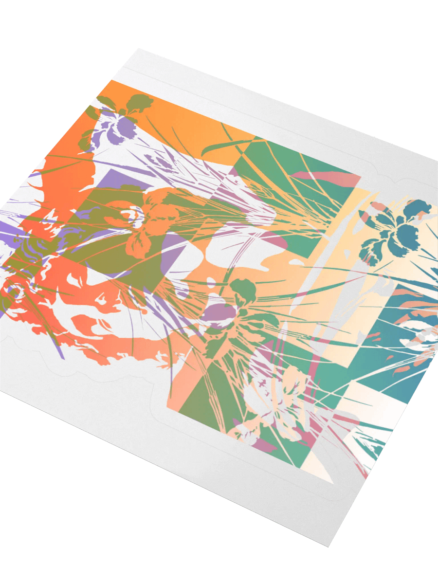 Sticker - Sunrise Michelangelo on Irises (transparent background) product image (3)