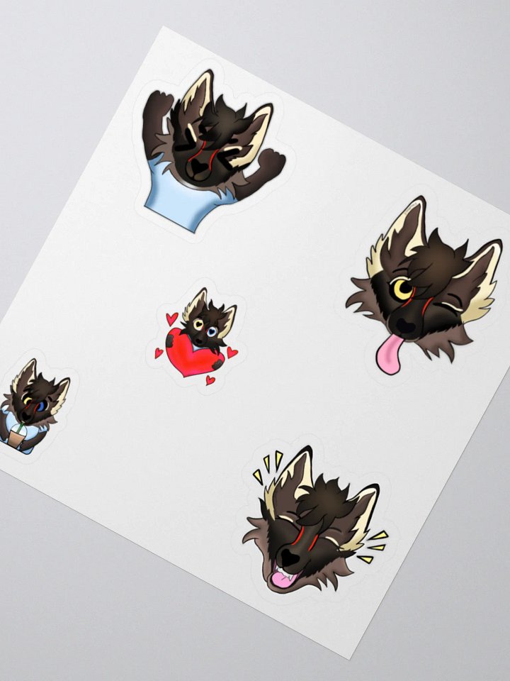 Golden Wolf sticker product image (3)