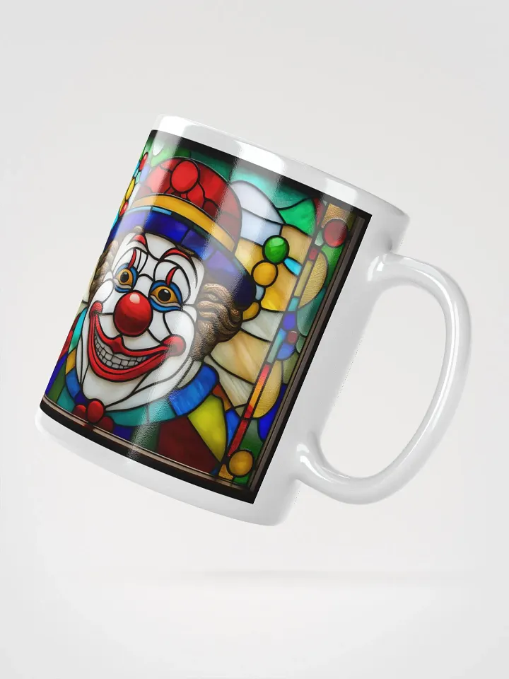 #004 Fuzzy McCoy Clown Stained Glass Mug product image (4)