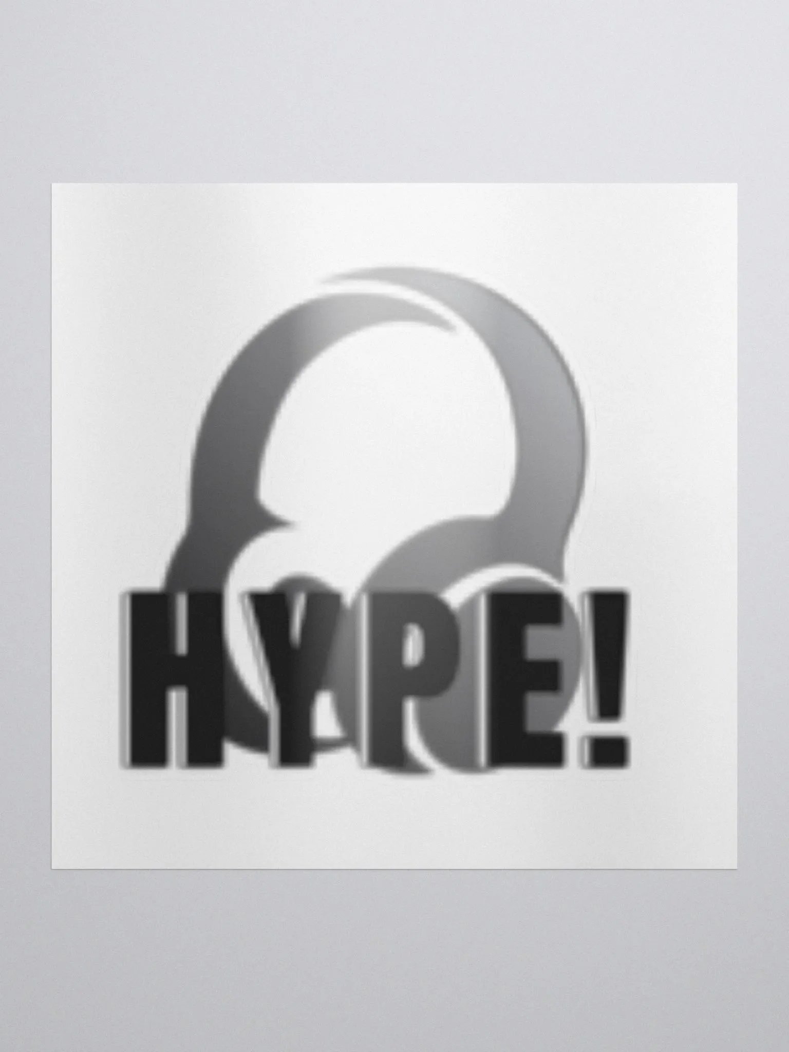 Hype Kiss Cut Sticker product image (1)