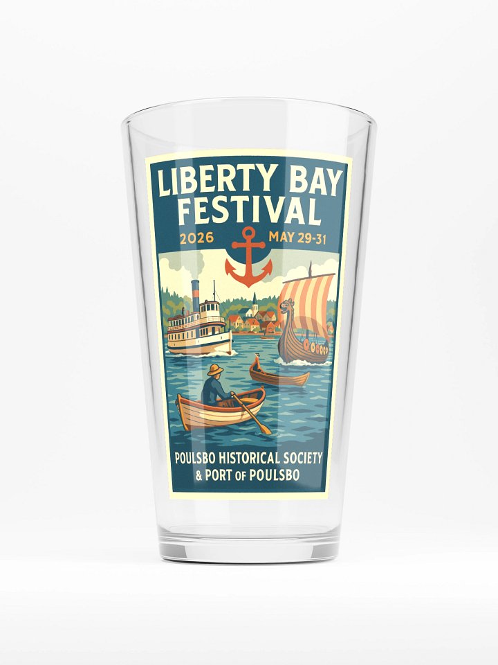 Liberty Bay Festival Pint Glass product image (1)