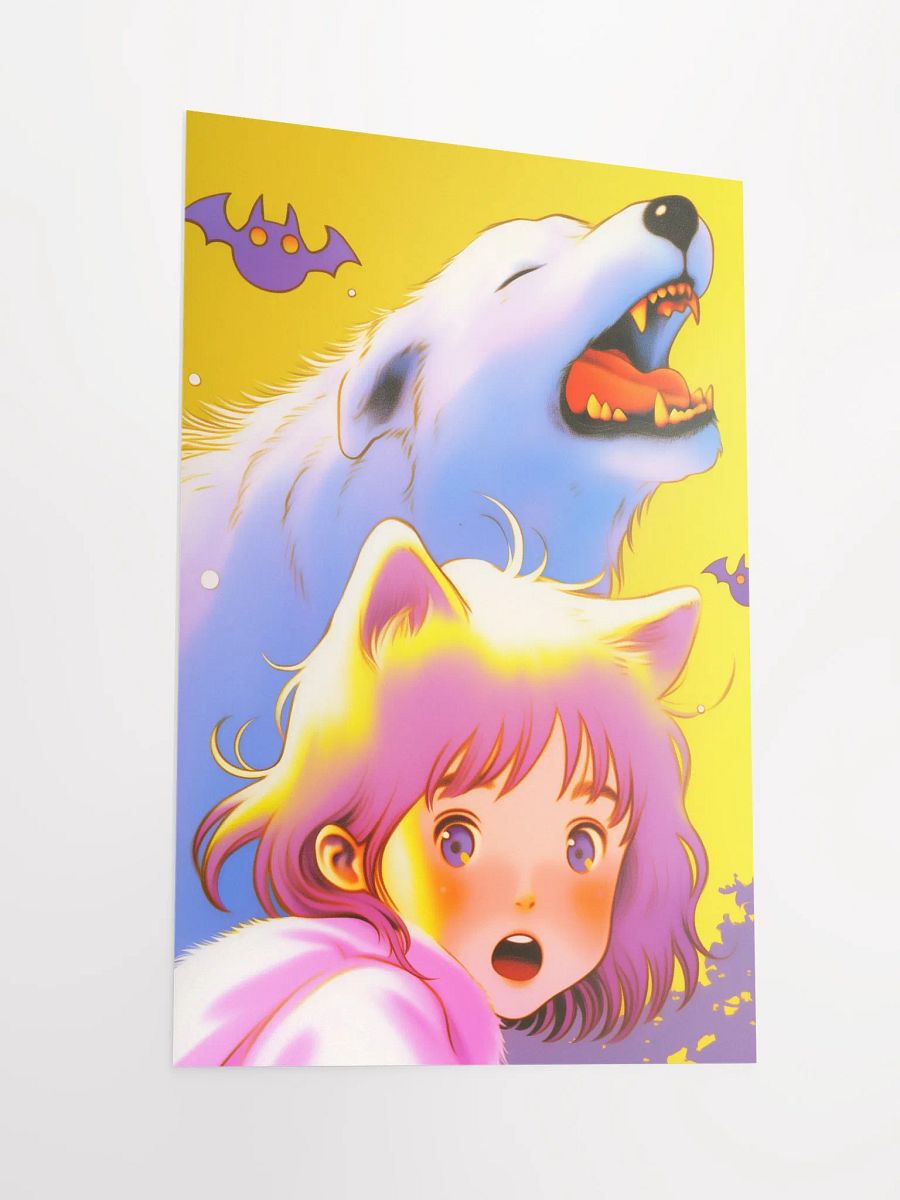 Startled Pink-haired Girl Matte Poster product image (2)