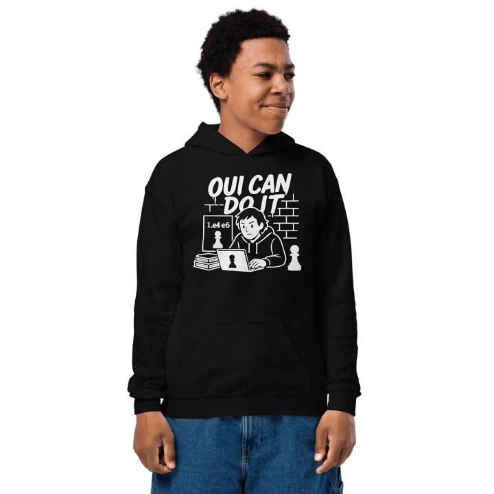 Oui Can Do It - Youth Hoodie product image (1)