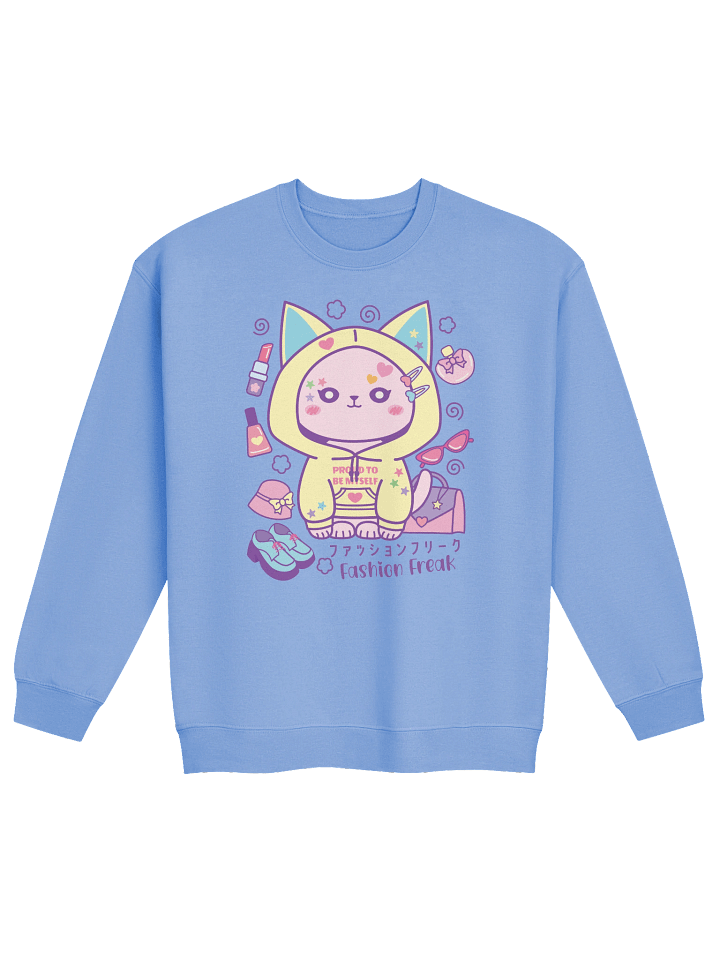 Fashion Freak Kitty - Unisex Adult Sweatshirt product image (1)
