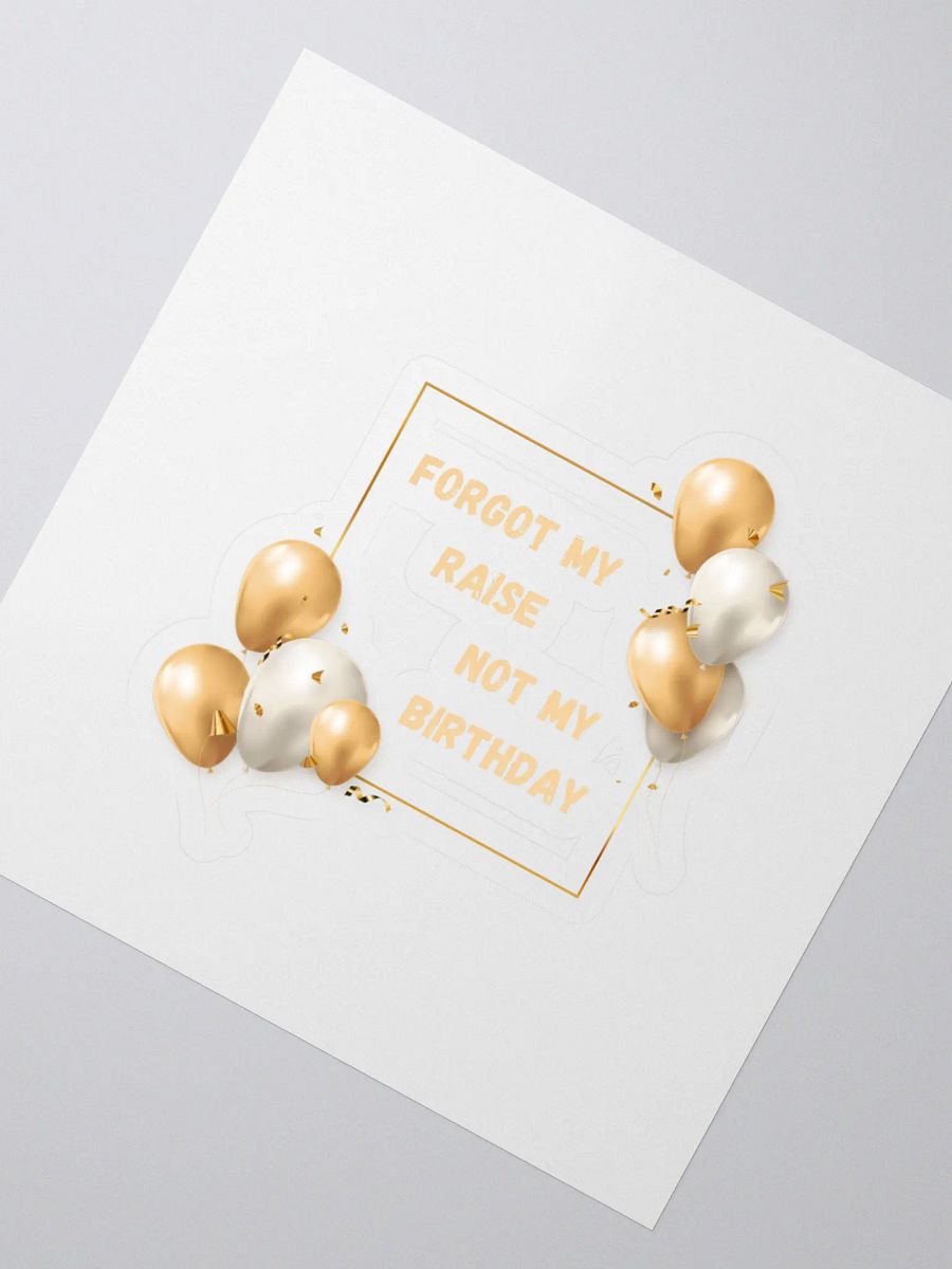 Forgot my Raise, Not my Birthday Sticker product image (2)