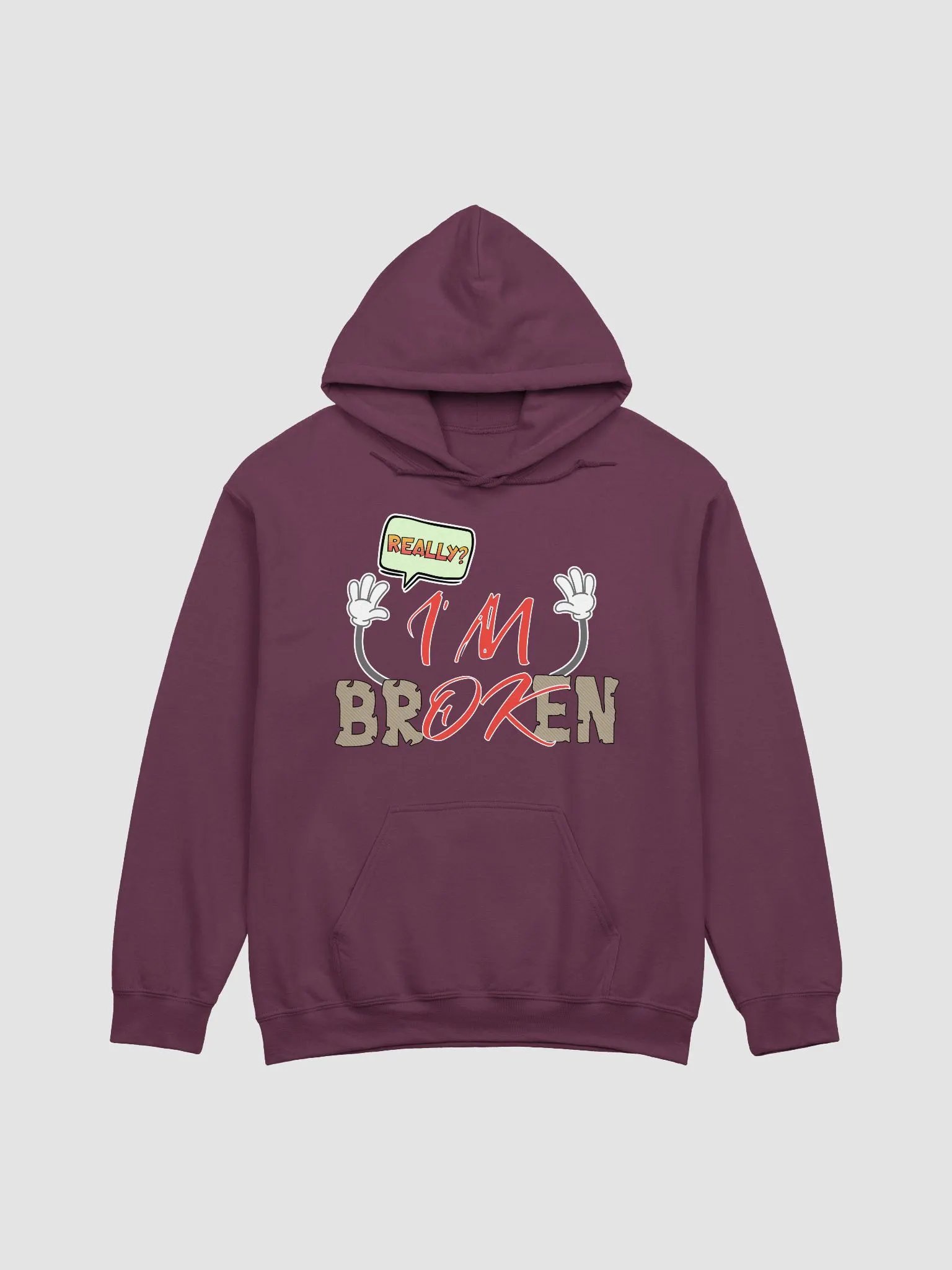 Im Broken Im Ok Playful Frustration Classic Hoodie product image (11)