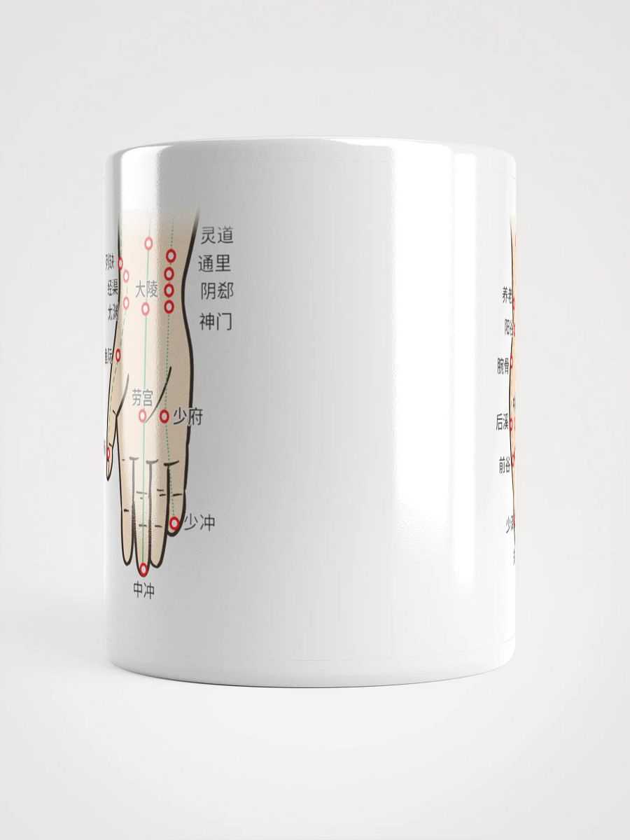 中医文化陶瓷杯 - 白色 - 手部经络 product image (13)