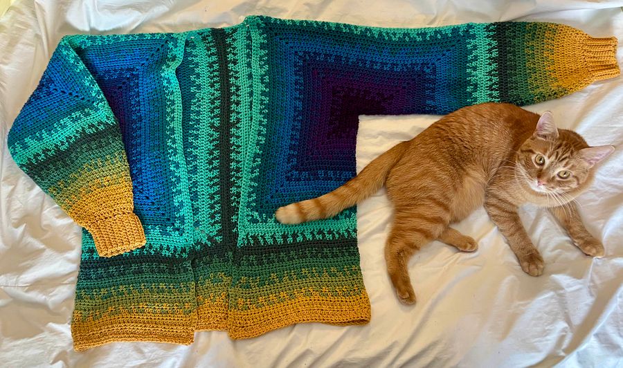 Pixelated Stripe Sweater product image (2)