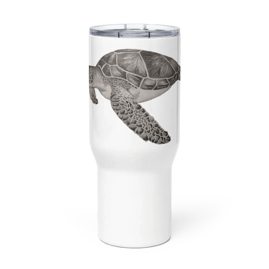 Turtle Drawing Travel Cup with Handle product image (3)
