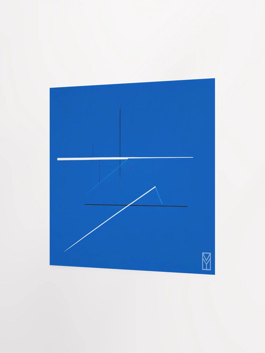 Poster Global Blue Screen: Abstract Art product image (2)