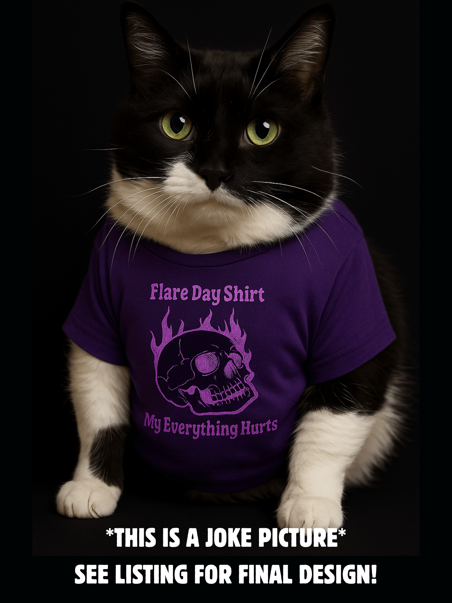My Everything Hurts! Supersoft Unisex Tee (Purple Design) product image (2)
