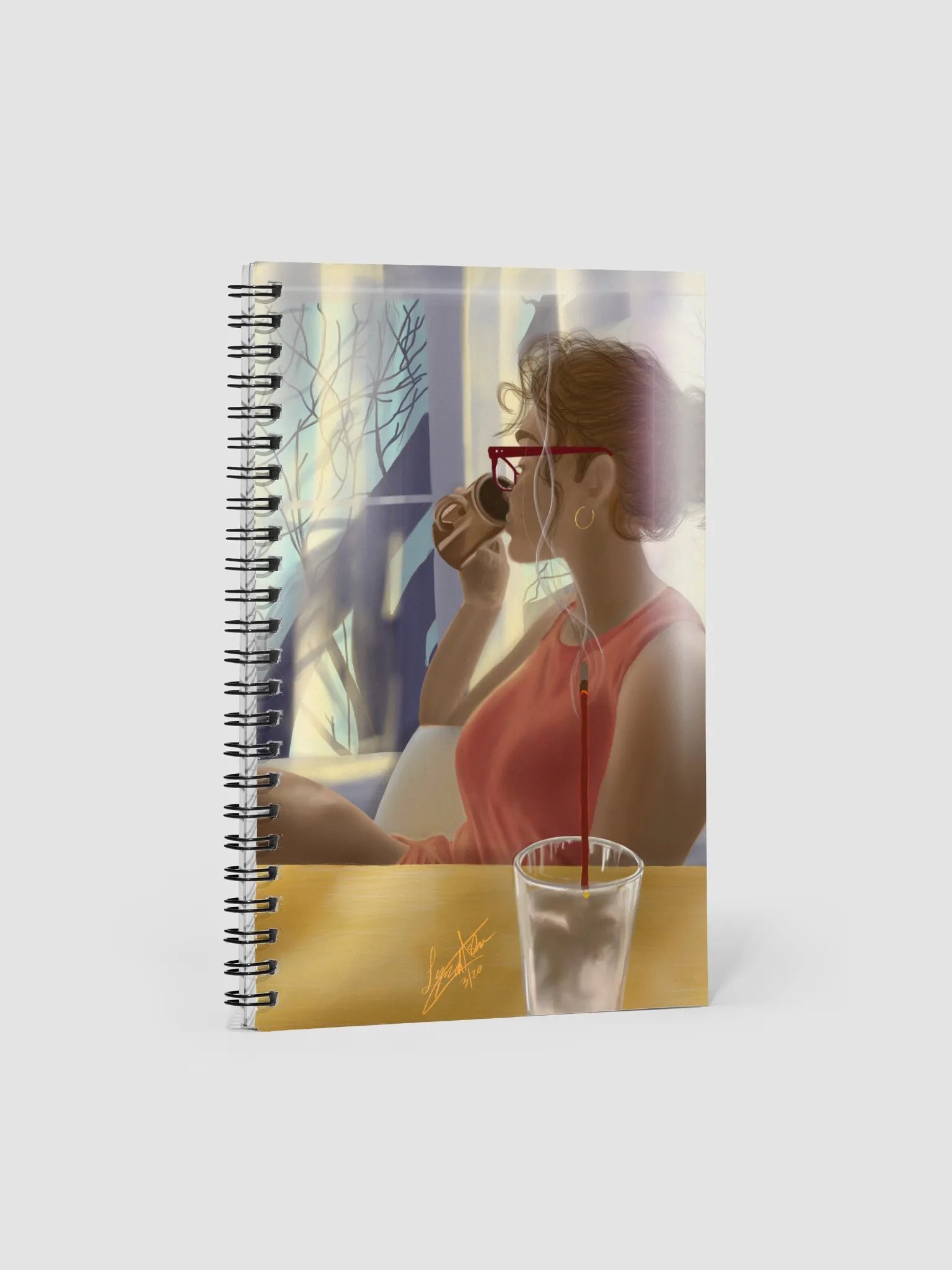 Quiet Mornings; notebook product image (1)