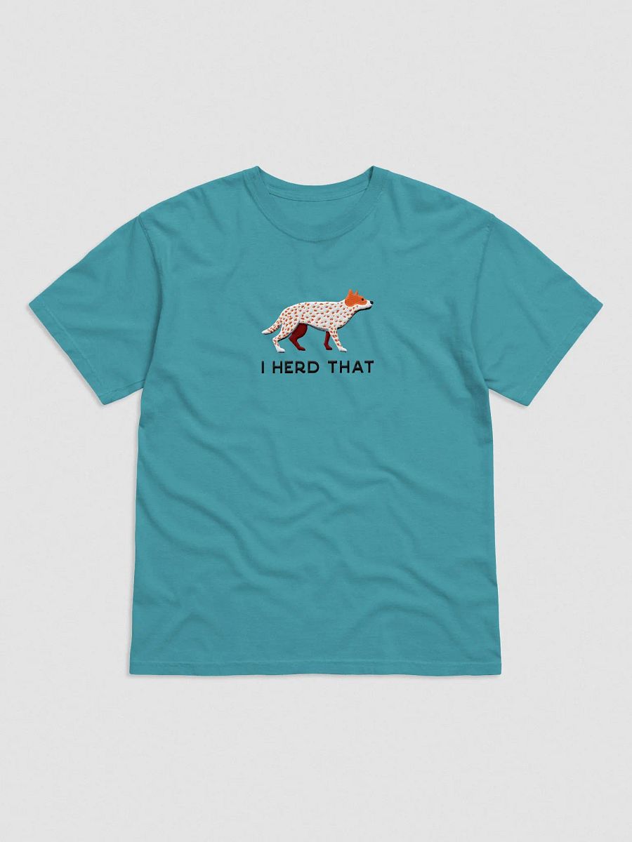 I Herd That T-Shirt(Embroidered) of an Australian Cattle Dog(Red Heeler) product image (4)