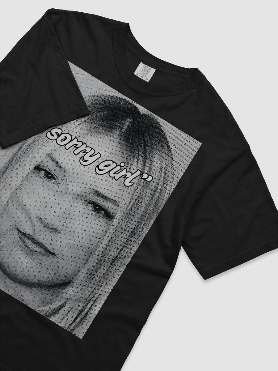 sorry girl - blk/wht tee product image (5)